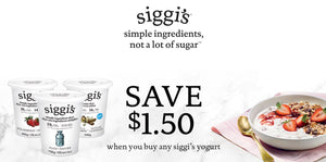 WebSaver Canada Coupons: Save $1.50 on Siggi’s Yogurt