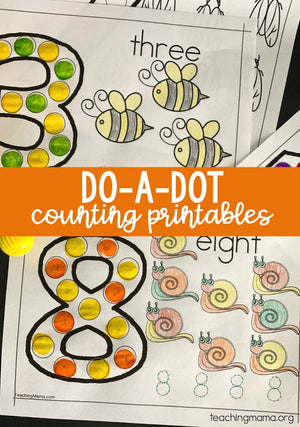 Bugs Do-a-Dot Counting Printables