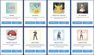 Pokémon GO Fest 2020 Print at Home craft kit now available