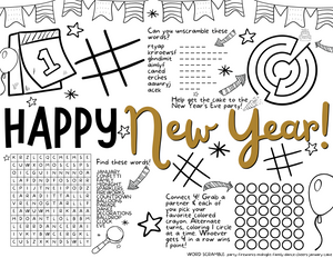 FREE New Year’s Eve Activity Pack