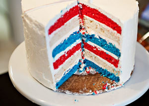 American Flag Cake (4th of July Cake)