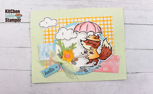 Rain or Shine Stamp a Stack Card Class – Hello Fox – Part 4 of 4