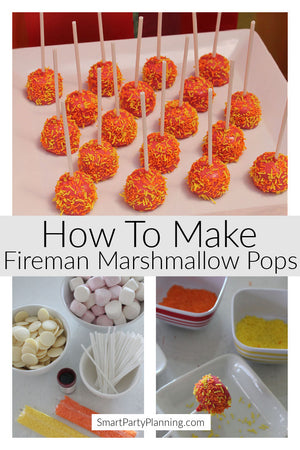 How To Easily Make The Best Fireman Marshmallow Pops