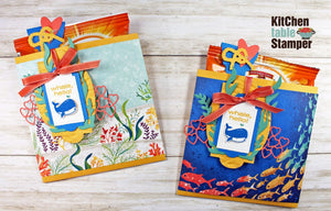 How to make a Goldfish treat pouch with the Celebration of Tags from Stampin’ Up!