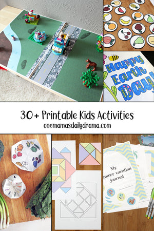 30+ Printable Kids Activities for Fun at Home