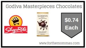 ShopRite: Godiva Masterpieces Chocolates JUST $0.74 Each Starting 5/3! {Rebate}