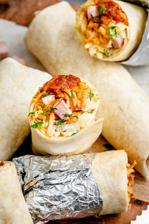 Ham Breakfast Burrito