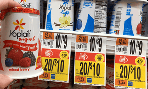 Yoplait Yogurt Cups as low as $0.40 each at Stop & Shop & Giant