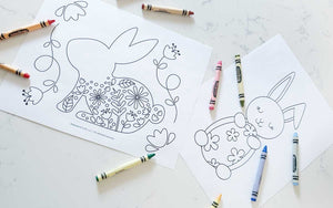 Easter Bunny Coloring Pages