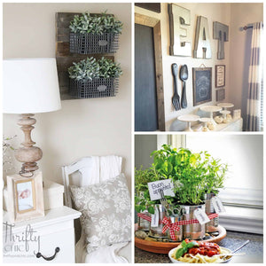 12 Farmhouse Decor Ideas Anyone can do on a Budget