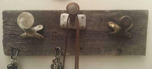 Rustic Saddle Horn Coat Rack