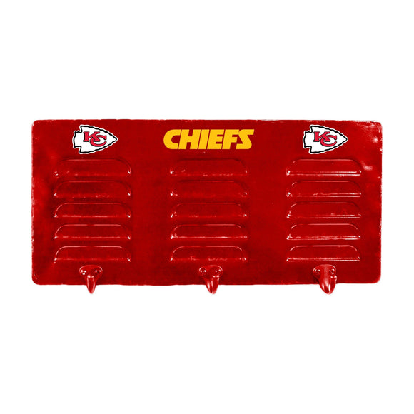 Imperial Kansas City Chiefs 3 Hook Metal Locker Coat Rack