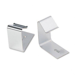 Storage quartet flexible metal cubicle hangers for 1 1 2 to 2 1 2in panels two per set sold as 2 packs of 2 total of 4 each