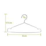 Featured jetdio 12 5 children stainless steel clothes shirts hanger with notches children hanger cute small strong coats hanger for kids 30pack