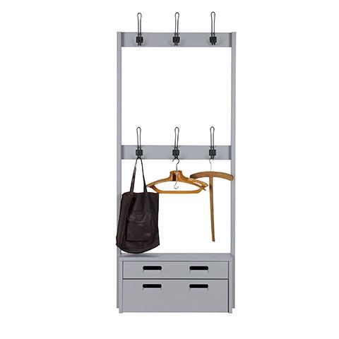 Coat Rack with Storage Bench