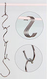Amazon lysas 20 pack round s shaped hooks hangers for kitchen bathroom bedroom and office