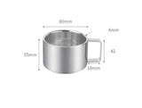 Explore lhfj 6 hooks mug holder cup hanger 304 stainless steel mug cup drying holder rack portable vertical kitchen cup mug organizer edition frame and 6 cups
