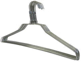 Select nice set of 18 pack stainless steel strong metal wire hangers clothes hangers 16 inch thickness 13 gage hanger organizer silver color