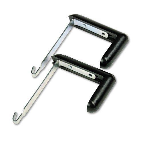 New quality product by quartet partition hangers w 2 hangers adjus 1 1 2 to 3 black