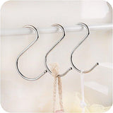 Top lysas 20 pack round s shaped hooks hangers for kitchen bathroom bedroom and office