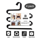 Related ds pants hanger multi layer s style jeans trouser hanger closet organize storage stainless steel rack space saver for tie scarf shock jeans towel clothes 4 pack