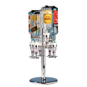 Paderno World Cuisine Revolving Bottle Rack, 6 Bottles