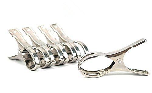 Storage tyro big size anti wind stainless steel clips metal clips for hanger 15 pairs lot