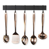 Results wallniture hanging utensil organizer pot pan lid rack iron frosty black finish 17 inch