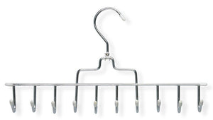 Amazon honey can do hng 01311 horizontal tie and belt hanger chrome and white 30 pack 1
