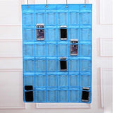 Great lecent classroom pocket chart for cell phones business cards 36 pockets wall door closet mobile hanging storage bag organizer clear pocket