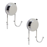 Purchase suction cup hook okomatch chrome adhesive vacuum wall mount stainless steel holder storage hanger heavy duty repeated use 2pcs pack