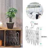 Budget rosefray 52 clips metal clothespins folding stainless steel clothes drying rack portable metal hanger great for quick hand wash of delicates