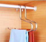 Buy yunai stainless steel pants hangers open ended hangers jean hangers heavy duty strong durable space saving slacks hangers pack of 3