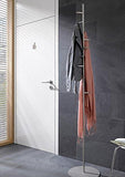 Shop here psba rotating coat rack stand hanger towel holder 10 hooks stainless steel matte 1