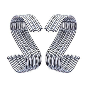New outus s shaped hooks hanging hooks hangers for bathroom bedroom office and kitchen 20 pack