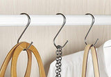 Exclusive sumdirect 10pcs scarf apparel punch cup bowl kitchen s shaped silver tone hanging hooks