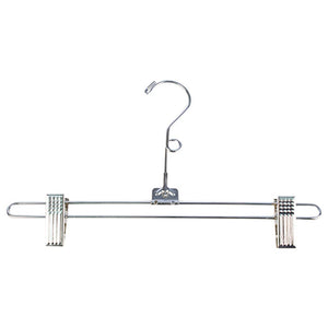 The best kc store fixtures a19101 salesman skirt hanger 12 with loop chrome pack of 100