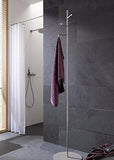 Select nice psba standing coat rack stand hanger towel holder 3 hooks stainless steel matte