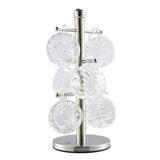 Top rated lian mug tree hanger holder mug tree with 6 hooks stainless steel cups draining stand 361414cm