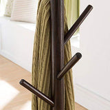 Products luhen pure solid wood hanger floor red oak hanging clothes rack bedroom american minimalist niture