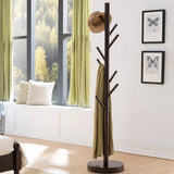 Purchase luhen pure solid wood hanger floor red oak hanging clothes rack bedroom american minimalist niture