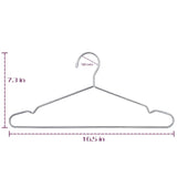 New 30 pack clothes hangers stainless steel strong metal wire hangers clothes hangers 16 5 inch gabbay