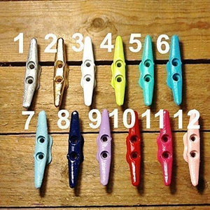 4 Inch Boat Cleat Dock Cleats Beach Seaside Nautical Decor Coat Rack, Towel Holder, Curtain Tie Back, Drawer Pull
