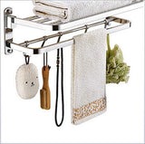 Selection tower hanger towel bar contemporary stainless steel iron 1pc double wall mounted