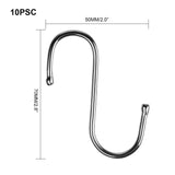 Home s shaped hook aozbz 20 pack stainless steel heavy duty round s shaped hooks hangers for kitchen bathroom bedroom and office