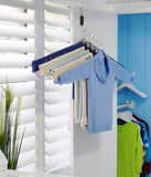 Purchase the laundry butler clothes drying rack hangers for laundry 5 extendable cascading hangers accessories for draping flat drying line drying of clothes and laundry laundry room deluxe