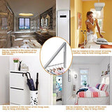 Storage anjuer wall mounted drying rack clothes hanger folding wall coat racks aluminum home storage organiser space savers