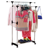 Buy generic yh us3 160606 45 8yh3678yh nt rack black clothes hanger nger rollin double heavy duty double he rolling garment le portab adjustable portable duty adj rack black