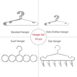 Order now poeland 1kuan clothes hanger set 304 stainless steel standard high end hangers kids hanger sock hanger scarf hnager