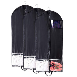 Purchase 54travel suit bag versatile dance costume bag foldable full zipper garment bag dream duffel versatile hanging garment bag with 2 large zipper pockets and clear window for travel 3 packs